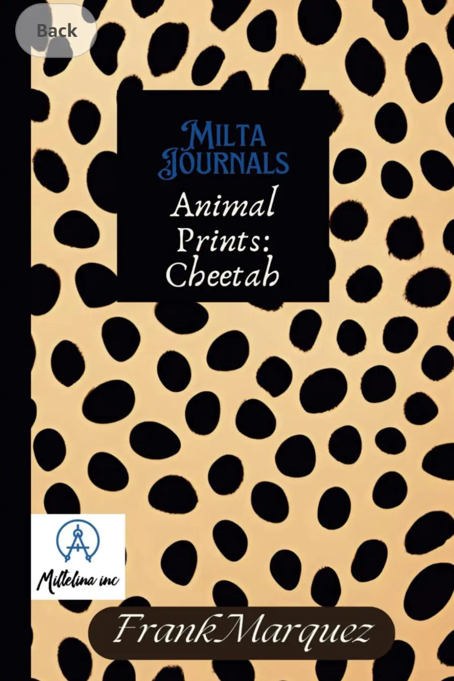 Milta Journals - Cheetah Image